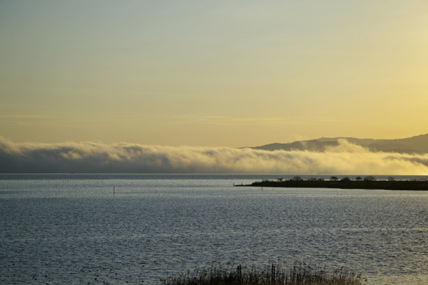湖上の霧 湖上の霧