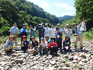 天が淵で記念撮影