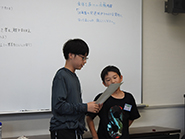 分かったことを班ごとに発表