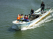 漁を終えて帰港